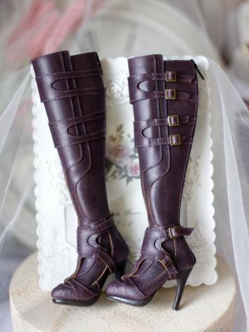 Bjd Girl/Female White/Purple/Blue/Brown/Black Queen High-heel Boots for SD Ball-jointed Doll