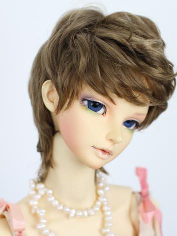 1/3 Wig Brown Curly Hair for SD/70cm Size Ball-jointed Doll