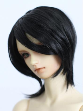 1/3 Wig Black Hair for SD/70cm Size Ball-jointed Doll