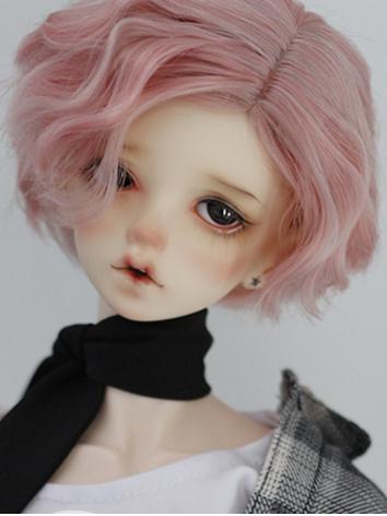 1/3 Wig 8-9inch Wig Pink Short Hair E09SSP for SD Size Ball-jointed Doll
