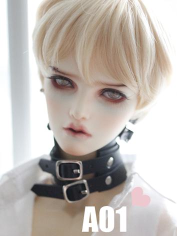 1/3 Wig 9-10inch Boy Light Gold Short Hair A01 for SD/70cm Size Ball-jointed Doll