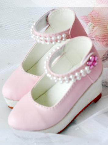 Bjd Shoes Female White/Black/Pink/Blue Shoes for SD Size Ball-jointed Doll