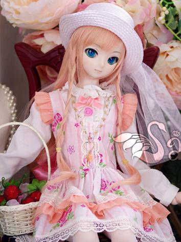 BJD Clothes DD/SD10/SD13 size Girl Dress Suit [ Wild Rose] Ball-jointed Doll