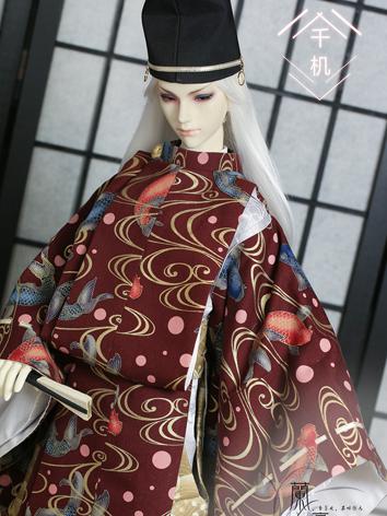 BJD Clothes Boy Kimono [MingLuo] for 75cm/70cm/SD/MSD Ball-jointed Doll