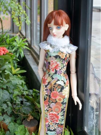 Custom-sized Clothes Girl Cheongsam Dress for MDD/MSD/SD/DD/65CM Ball-jointed Doll