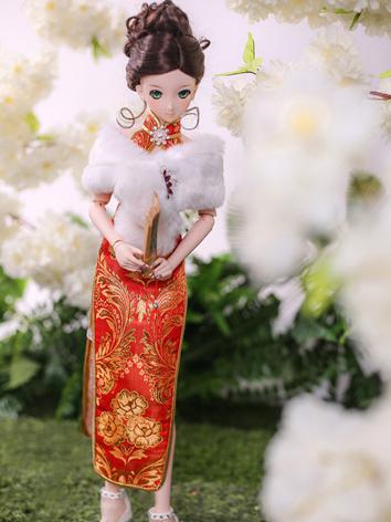Custom-sized Clothes Girl Cheongsam China Dress for MDD/MSD/SD/DD/65CM Ball-jointed Doll