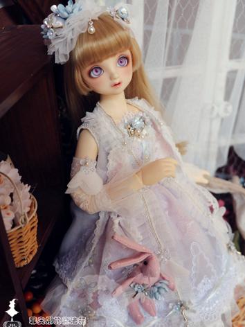 BJD Clothes Girl Lace Dress Suit for MSD Ball-jointed Doll
