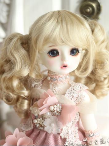 BJD 1/3 1/4 1/6 Wig Girl Hair for SD/MSD/YOSD Size Ball-jointed Doll