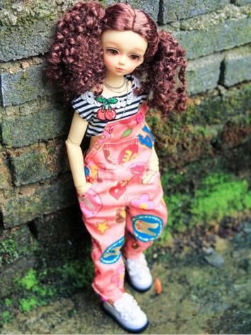 BJD Clothes Girl Suspender Trousers for MSD Ball-jointed Doll