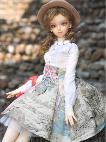 BJD Clothes Girl Printed Skirt for SD Ball-jointed Doll