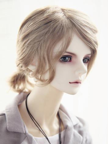 BJD Wig Boy Flaxen Brown Hair 1/3 Wig for SD Size Ball-jointed Doll