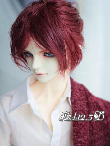 1/3 1/4 1/6 Wig Gold/Wine Short Hair[NO.41] for SD/MSD/YSD Size Ball-jointed Doll
