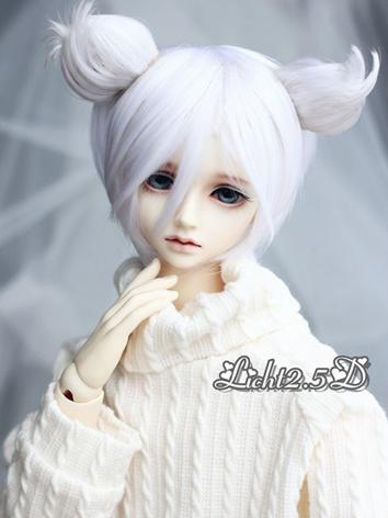 1/3 1/4 1/6 Wig Boy White Short Hair for SD/MSD/YSD Size Ball-jointed Doll