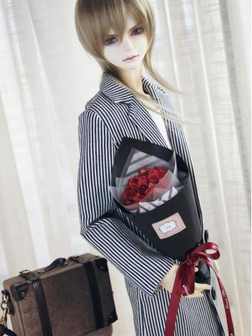 SD17 Boy Clothes Stripe Windcoat Coat for SD17/70cm Ball-jointed Doll