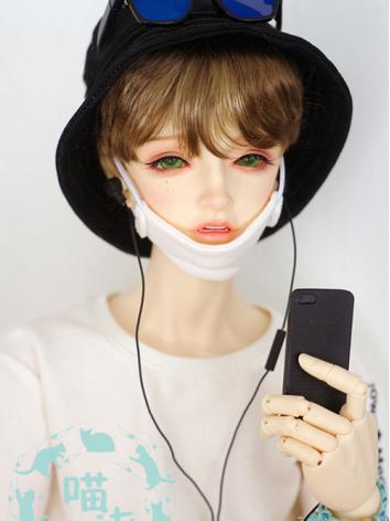 BJD Boy/Girl Black/White Hat for YOSD/MSD/SD/70CM Ball-jointed doll