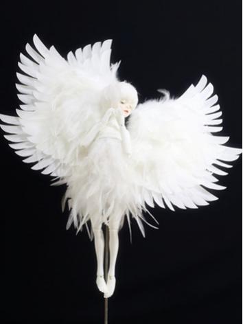 BJD Boy/Girl White/Black Wings for MSD/SD/YOSD Ball-jointed doll