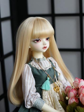 BJD Wig Girl Gold Hair for SD Size Ball-jointed Doll