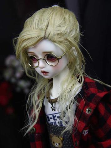 BJD Wig Girl/Boy Yellow Hair for SD Size Ball-jointed Doll