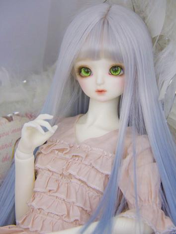 BJD Wig Girl Gradiente Blue Straight Hair for SD Size Ball-jointed Doll