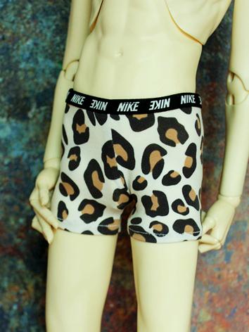 1/3 1/4 70cm Clothes Boy Underpants Leopard Printed Panties for 70cm/SD/MSD Ball-jointed Doll