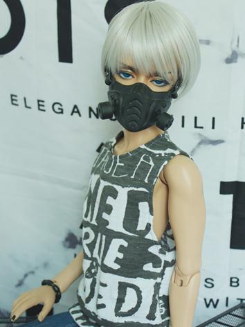 BJD Clothes Boy/Girl Printed Sleeveless T-shirt Vest Top for 70cm/SD/MSD Ball-jointed Doll