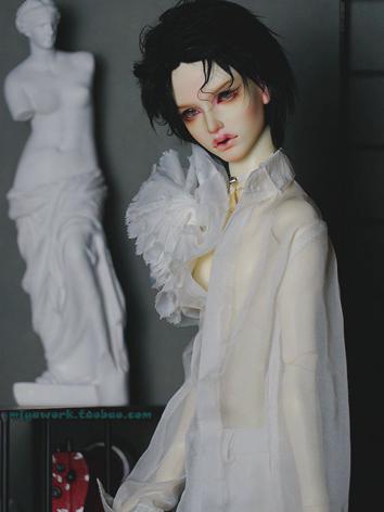 BJD Clothes Boy/Girl White Shirt for 70cm/SD17/MSD/SD Size Ball-jointed Doll