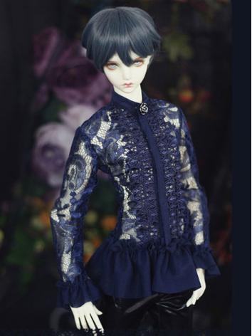 Bjd Clothes Blue Lace Shirt + Blue falcon + for SD10/SD13/SD17/70CM/72cm Ball-jointed Doll