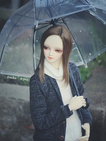 BJD Clear Vinyl Umbrella for SD/70cm Ball-jointed doll