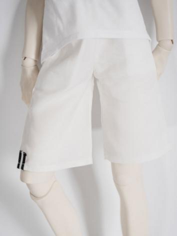 1/3 1/4 70cm Clothes White/Black Pants A220 for MSD/SD/70cm Size Ball-jointed Doll