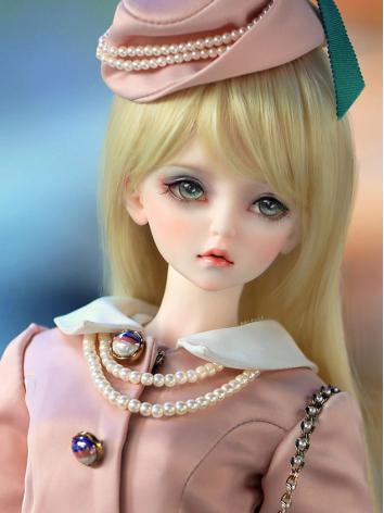 Bjd Clothes 1/3 Girl Pink Dress Fullset CL3171204 for SD Ball-jointed Doll