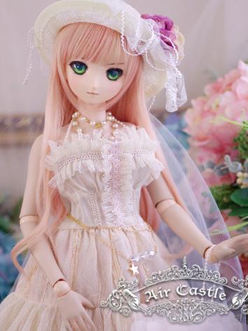 Limited BJD Clothes DD/SD10/SD13 size Girl White Wedding Dress Flora II Ball-jointed Doll