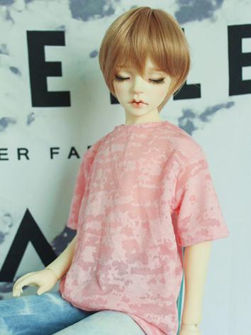 BJD Clothes Boy/Girl Pink T-shirt Top for 70cm/SD/MSD Ball-jointed Doll