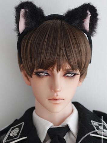 BJD Wig Boy Chocolate Short Hair A04 for SD/MSD Size Ball-jointed Doll