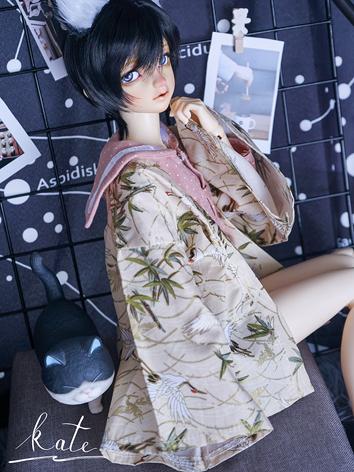 BJD Clothes Boy/Girl Blue/Beige Long Jacket for 70cm/SD17/SD/MSD Ball-jointed Doll