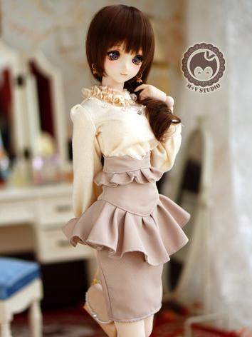 1/3 DD Clothes Girl Autumn and Winter Lady Suit Dress for DD/SD Size Ball-jointed Doll