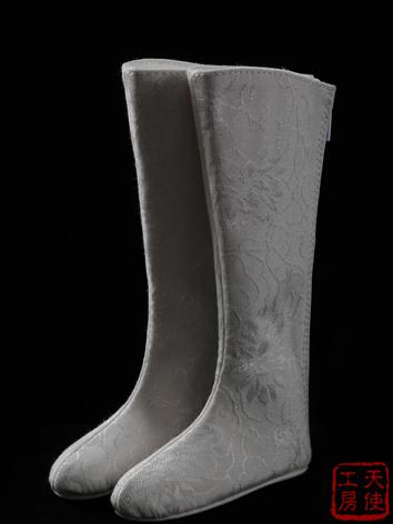 Bjd Shoes 1/3  male and female Jacquard ancient white boots SH318052 for SD Size Ball-jointed Doll