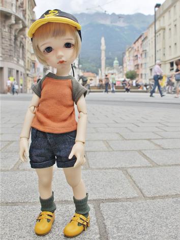 BJD Clothes 1/6 1/4 Boy/Girl Shirt for MSD/YSD Ball-jointed Doll