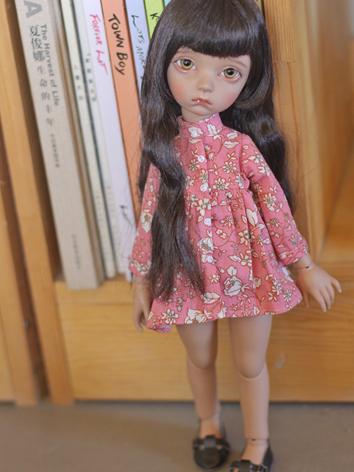 BJD Clothes 1/6 1/4 Boy/Girl Blue/Pink Dress for MSD/YSD Ball-jointed Doll