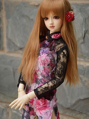 BJD Clothes Girl Cheongsam Chinese Dress for MDD/MSD/SD/DD/65CM Ball-jointed Doll