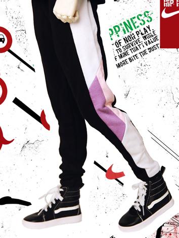 BJD Clothes Boy Black Sports Trousers for SD/70cm/MSD Ball-jointed Doll