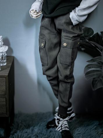 1/3 1/4 70cm Clothes Green/Black Trousers A243 for MSD/SD/70cm Size Ball-jointed Doll