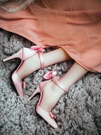 Bjd Shoes 1/3 Girl Pink/Blue/Beige/Red/Black Highheels Shoes for SD Size Ball-jointed Doll