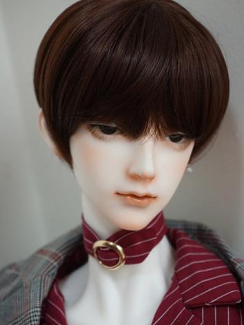 BJD Wig Girl Black/Brown/Gold Long Curly Hair for SD/MSD/YOSD Size Ball-jointed Doll