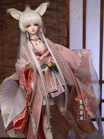 Bjd Clothes 1/3 Female Mandarava kimono fullset- Chuanxiong CL3171216 for SD Ball-jointed Doll