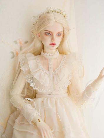 BJD Clothes Girl White Dress for SD16/SD13/SD10/MSD Ball-jointed Doll
