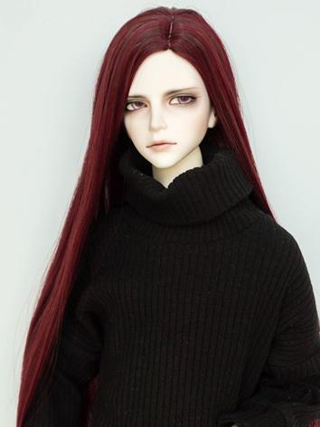 BJD Wig Boy/Girl Wine Hair for SD/MSD/YOSD Size Ball-jointed Doll