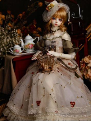 BJD Clothes Girl Dress Mandy Outifit for SD Size Ball-jointed Doll GEMOFDOLL