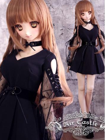 BJD Clothes DD/SD10/SD13 size Girl Black Dress Suit Ball-jointed Doll
