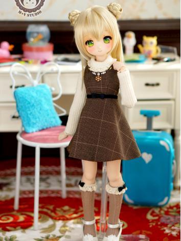 1/4 MSD Clothes Girl Gird Dress Suit for MSD/MDD Size Ball-jointed Doll