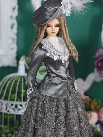 Bjd Clothes Girl Europe Long Dress 【Valery】 for SD16/SD13/SD10/MSD Ball-jointed Doll